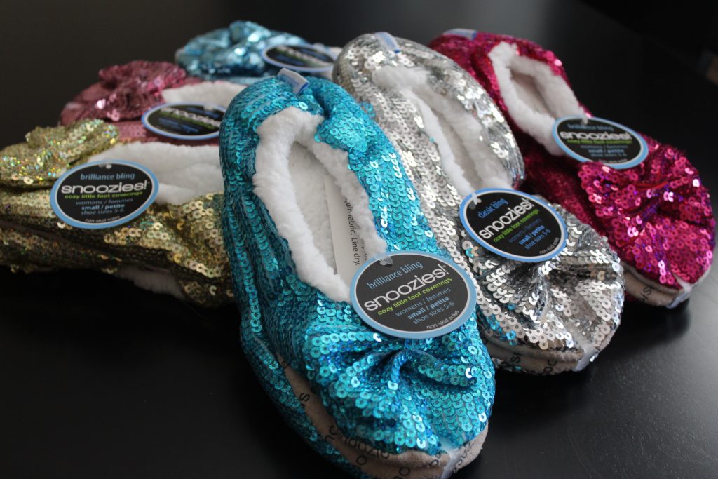 sequin ballerina slippers